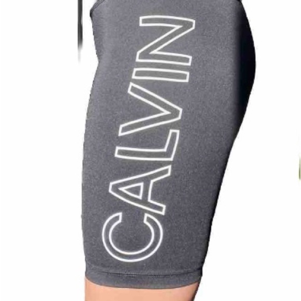 NWT Calvin Klein Performance X-Small Black Workout Biker Shorts
